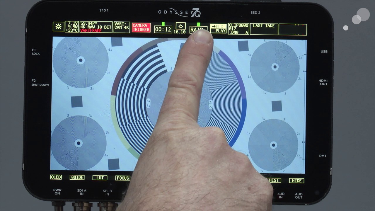 За верстаком: запись RAW на Odyssey 7Q с Varicam LT
