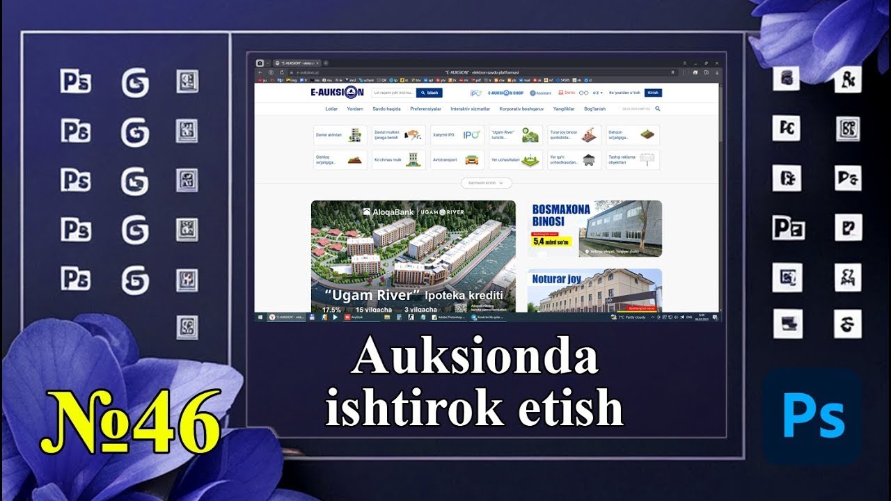 №46. E-Auksionda ishtirok etish