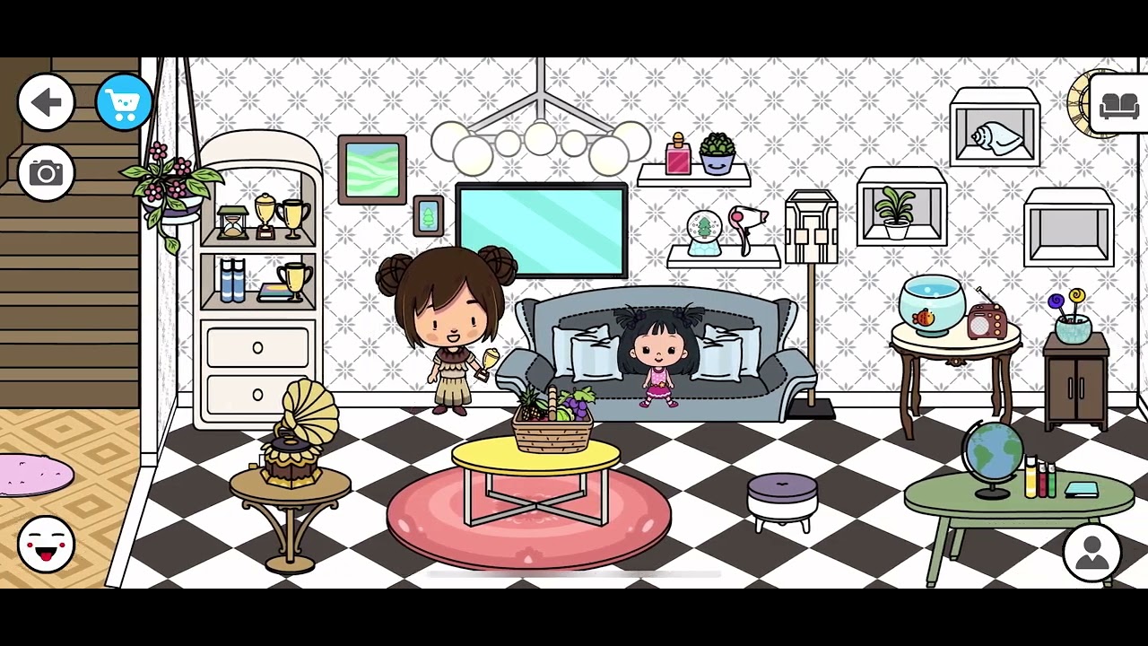 Tizi town my princess games ||Home design how to decorate kids game home