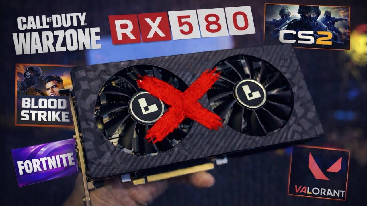 RX 580 do AliExpress + Ryzen 5 5600GT: testei jogos em 2026…