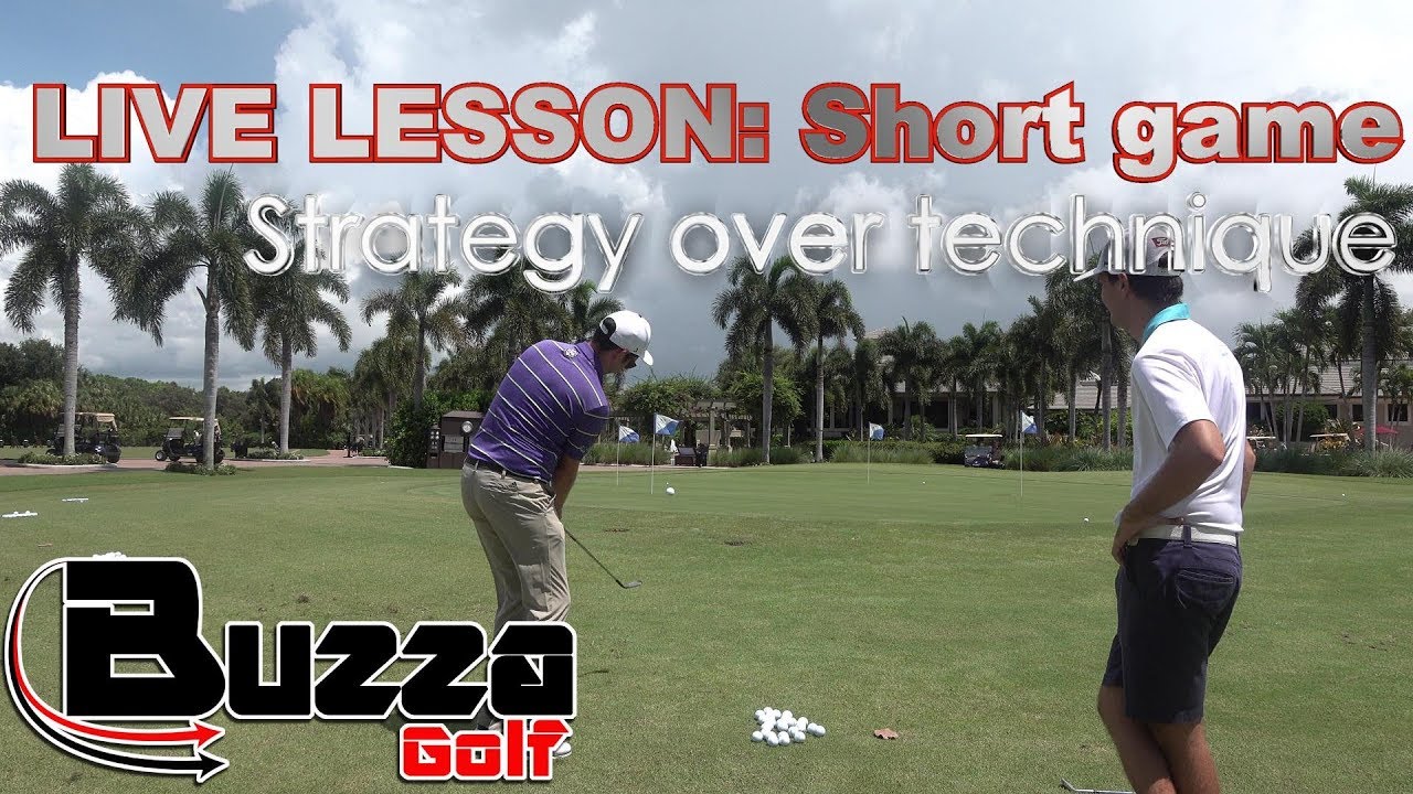 LIVE SHORT GAME LESSON (Strategy over technique)- you should 'probably' watch this