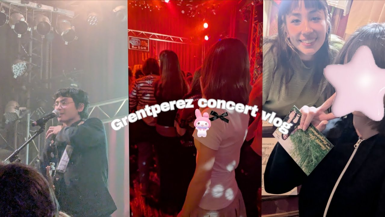 Grentperez concert vlog [Liang Lawrence , Grentperez ,cute vlog]