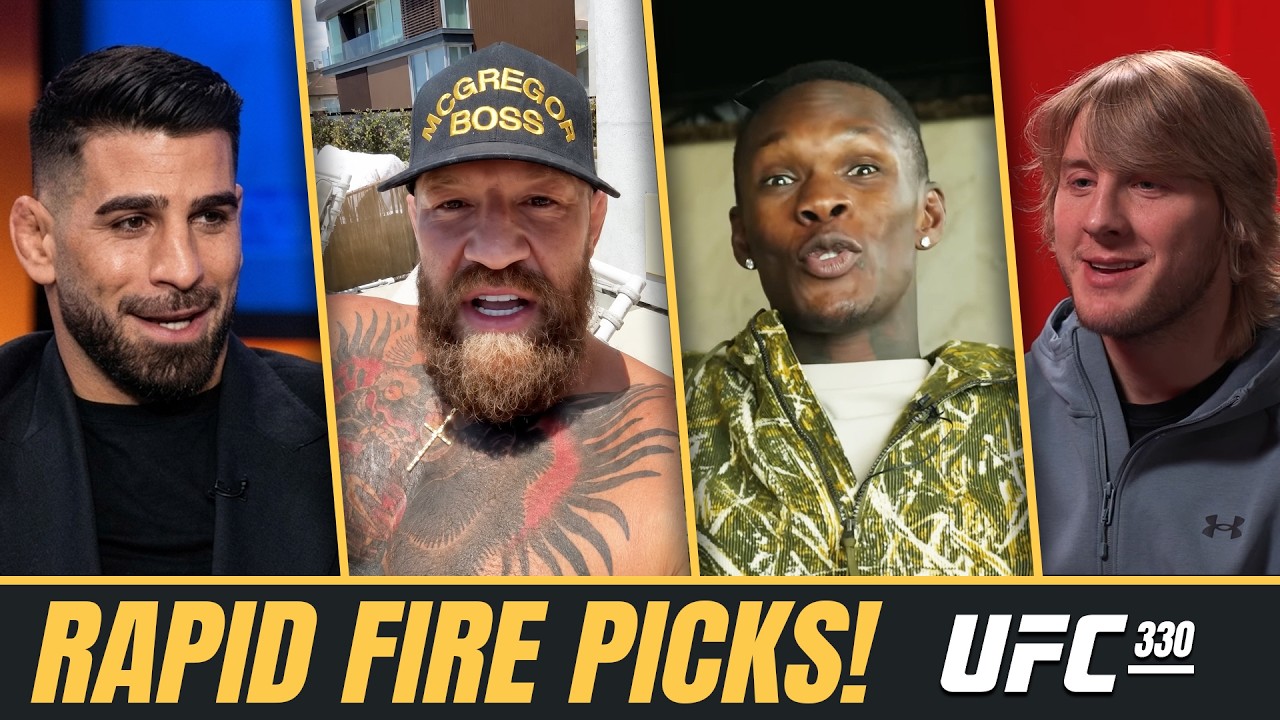 Rapid Fire Last Minute Predictions For Makhachev vs Garry | UFC 330