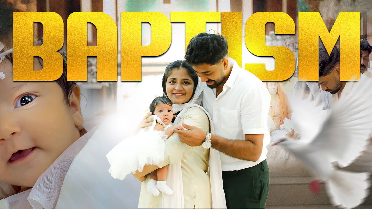 THULIKA’S Baptism😇 | sandheep | Megha | Thulika m sandheep
