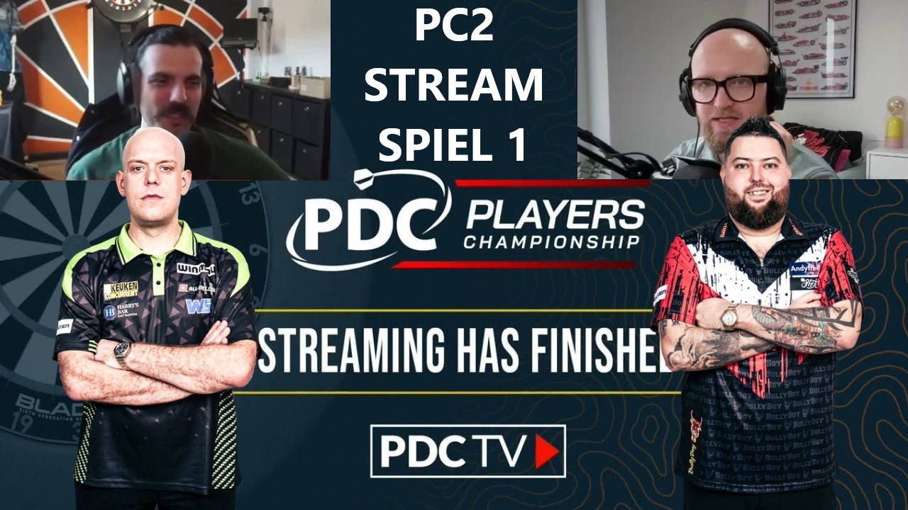 MICHAEL VAN GERWEN v MICHAEL SMITH (PC2 Spiel 1) mit Roughy (Stream 10.02.2026) - Adrian Geiler Live