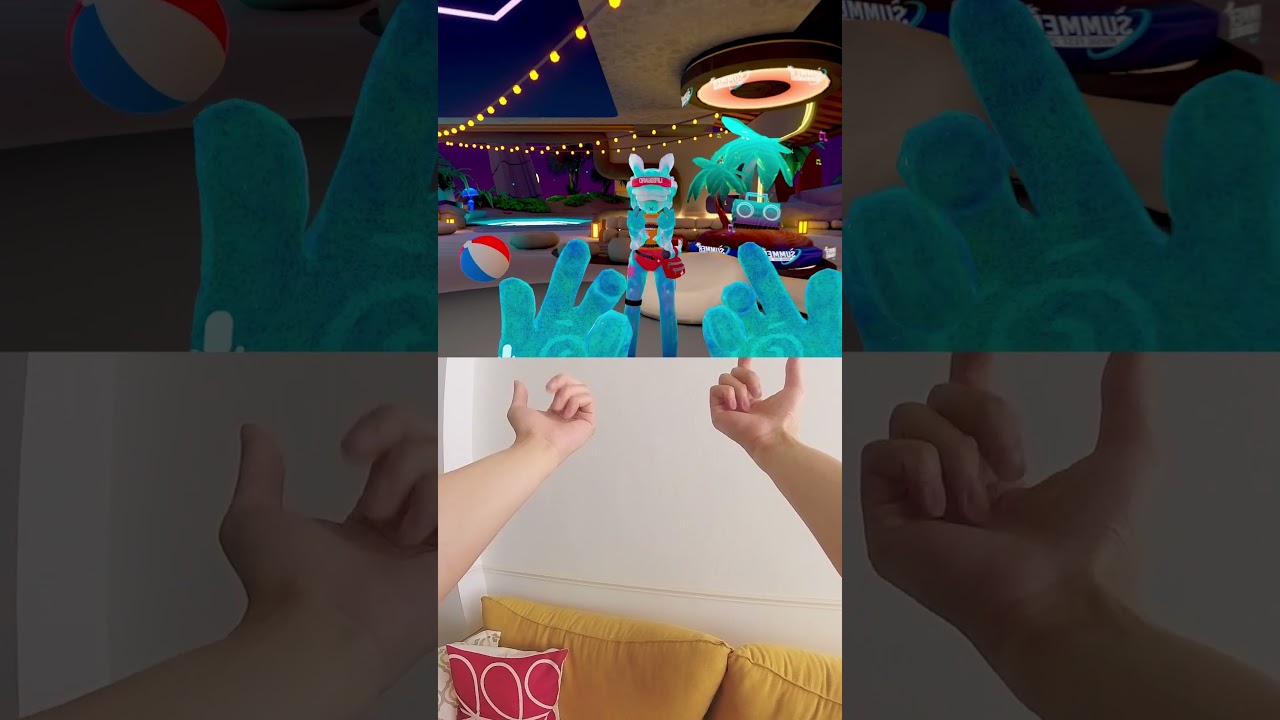 They now have Hand & FBT Tracking in VRChat PC Version #vrchat #pc