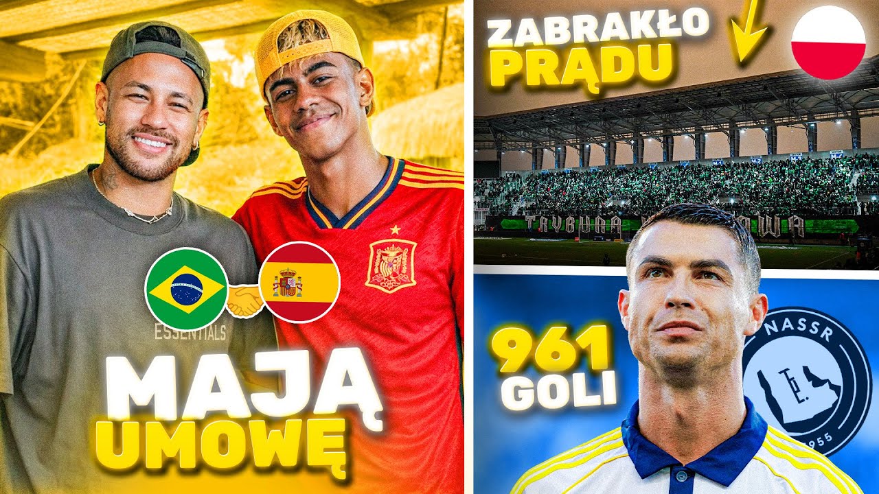 Lamine Yamal i Neymar DOGADALI w sprawie Mundialu… ODWOŁANY MECZ EKSTRAKLASY! Ronaldo z 961. golem!