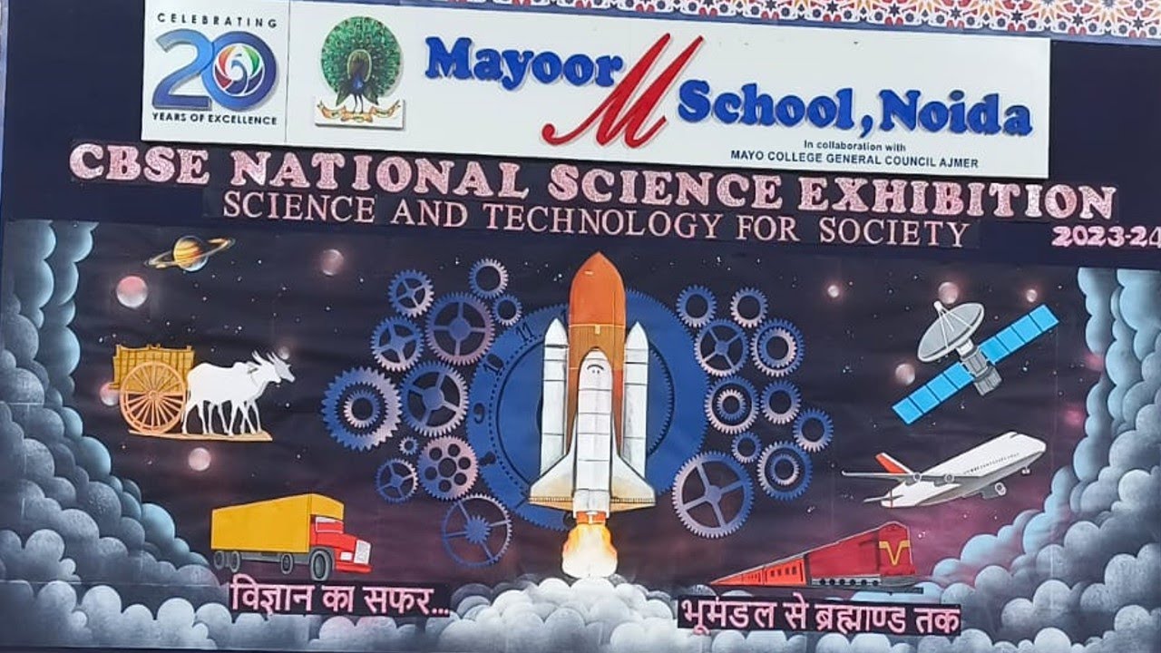 Mayoor School, Noida Hosted CBSE National Science Exhibition 2023 - Unlocking the Wonders of Science