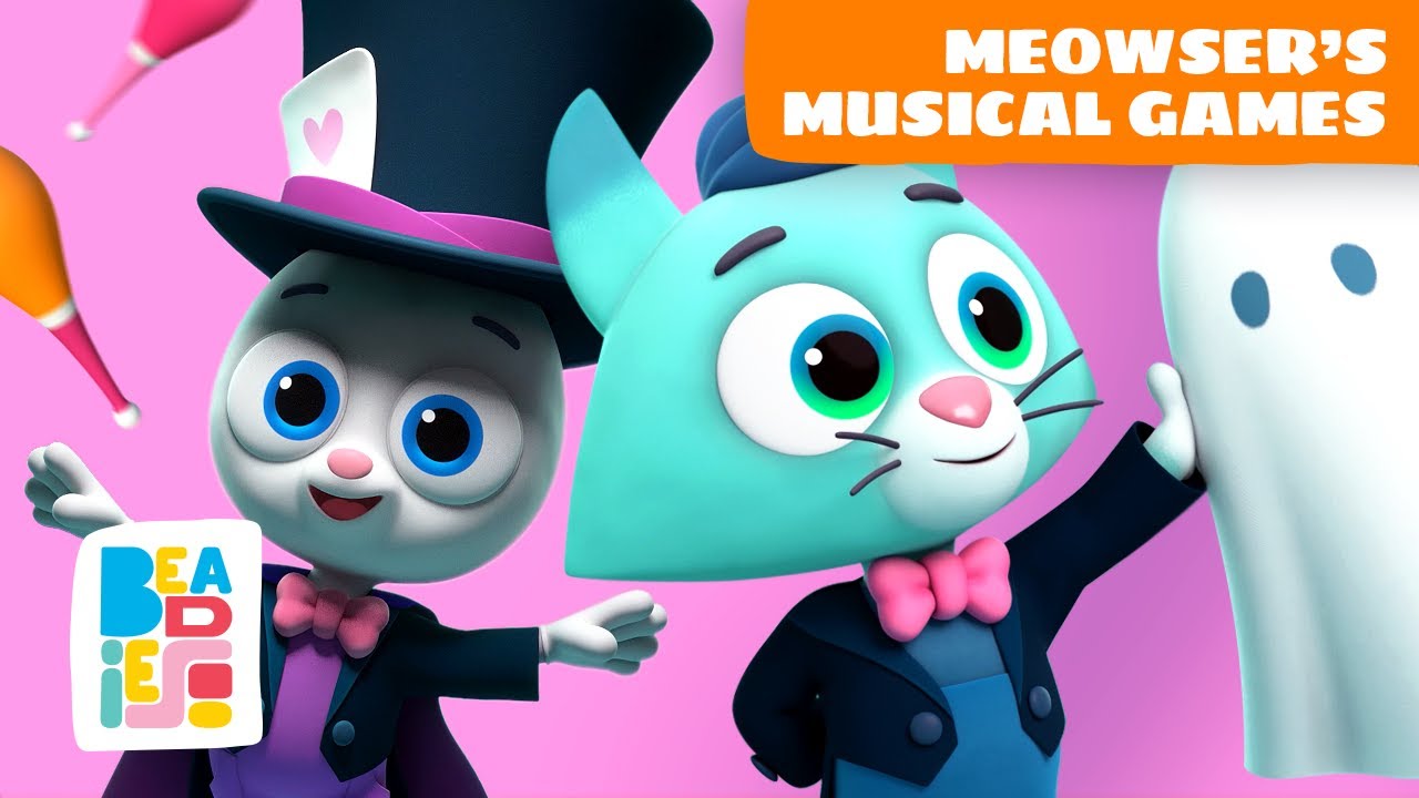 Meowser&rsquo;s Musical Games &mdash; sing, dance and play | Beadies kids cartoons & lullaby, shorts for kids