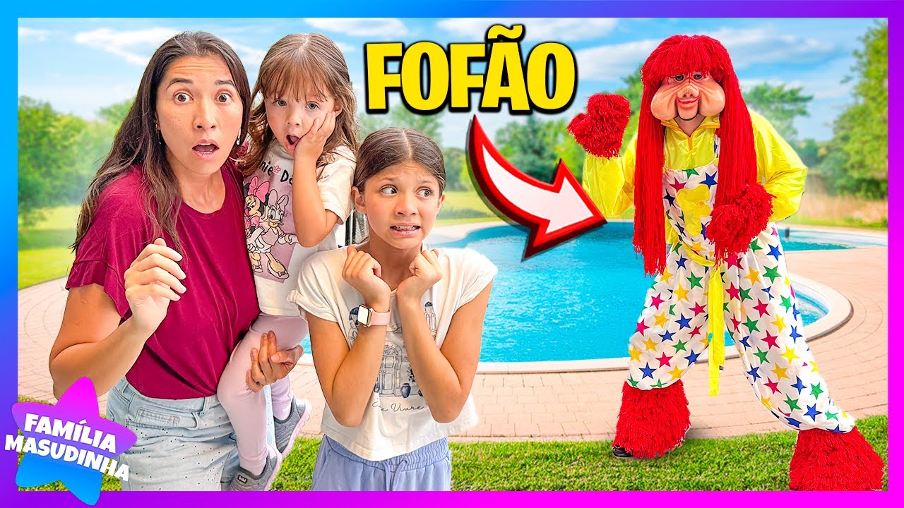 FOFÃO INVADIU NOSSA PISCINA ★ FAMÍLIA MASUDINHA ★