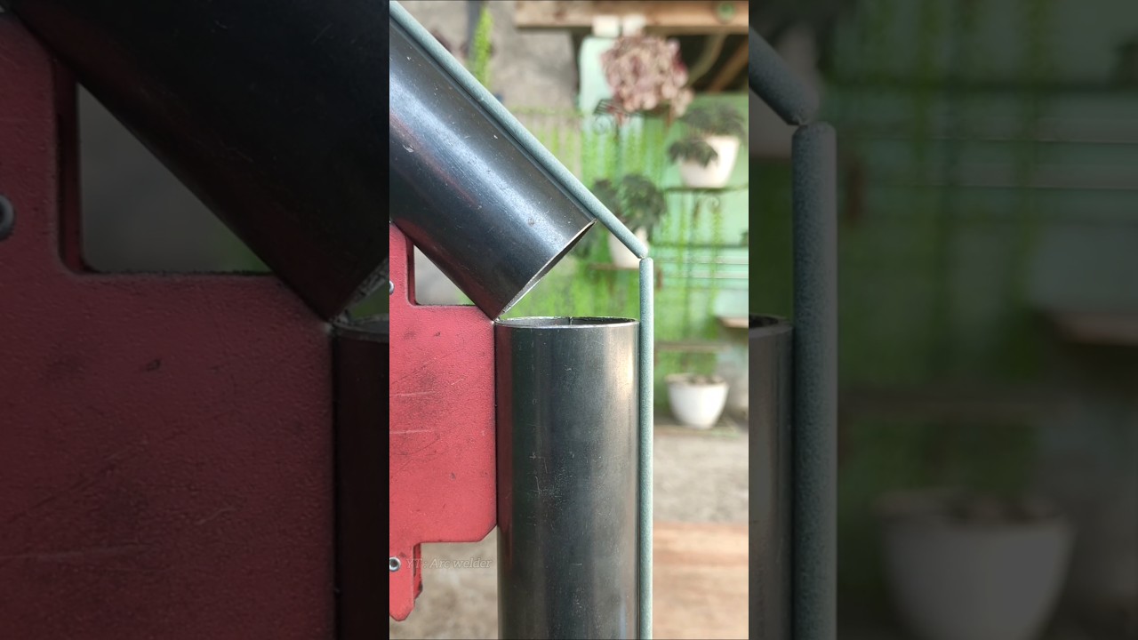 secret trick for cutting pipes at a 60 degree angle on stair railings