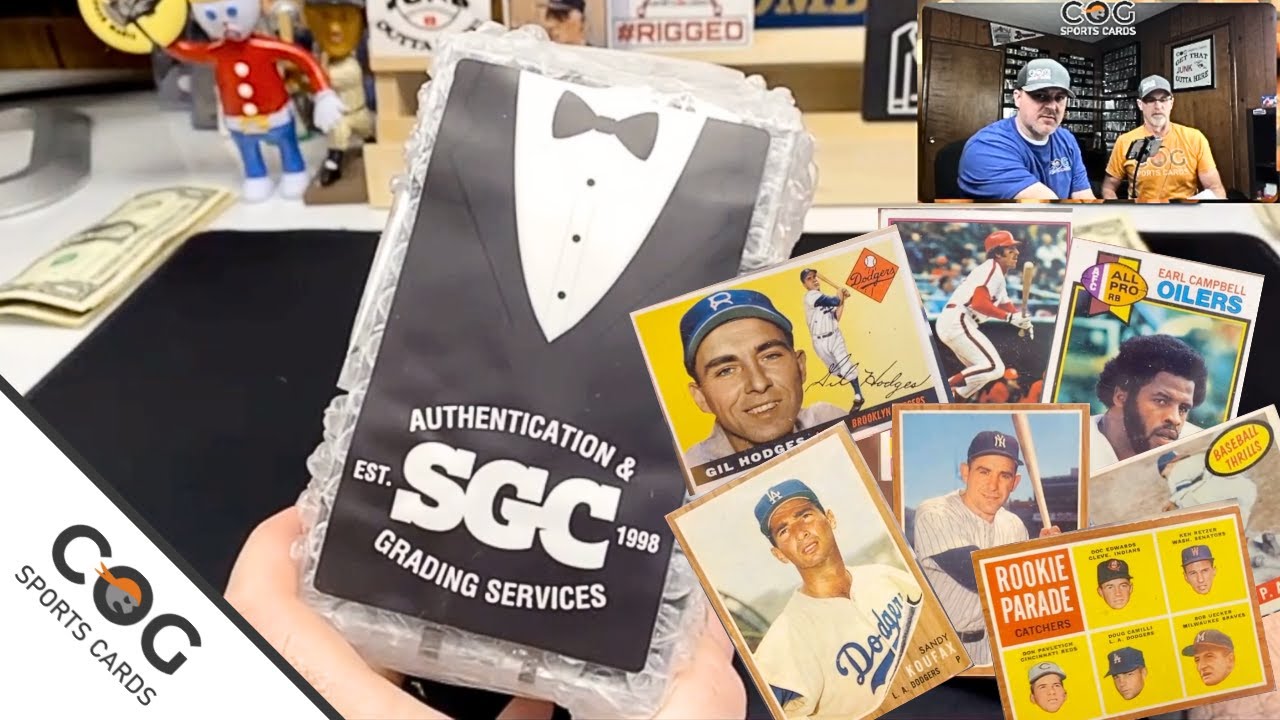 15 Card SGC Grading Blind Reveal - Vintage Topps Koufax and more