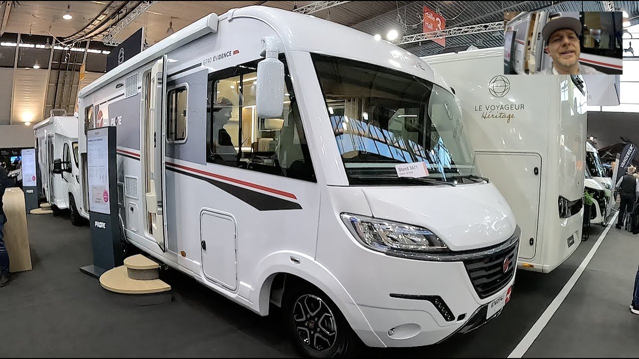 Pilote G 740 FGJ Evidence Plus Motorhome Fiat Ducato RV Camper Van CMT walkaround and interior V1792