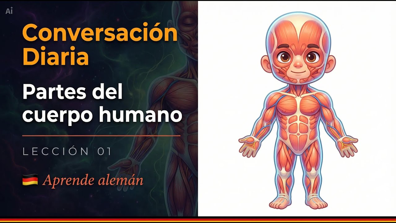 Partes del cuerpo humano Conversación Diaria| Aprender Language – Lección 1