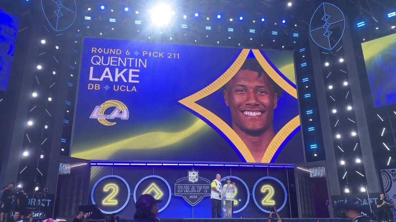 Rams draft UCLA DB Quentin Lake in the 6th round