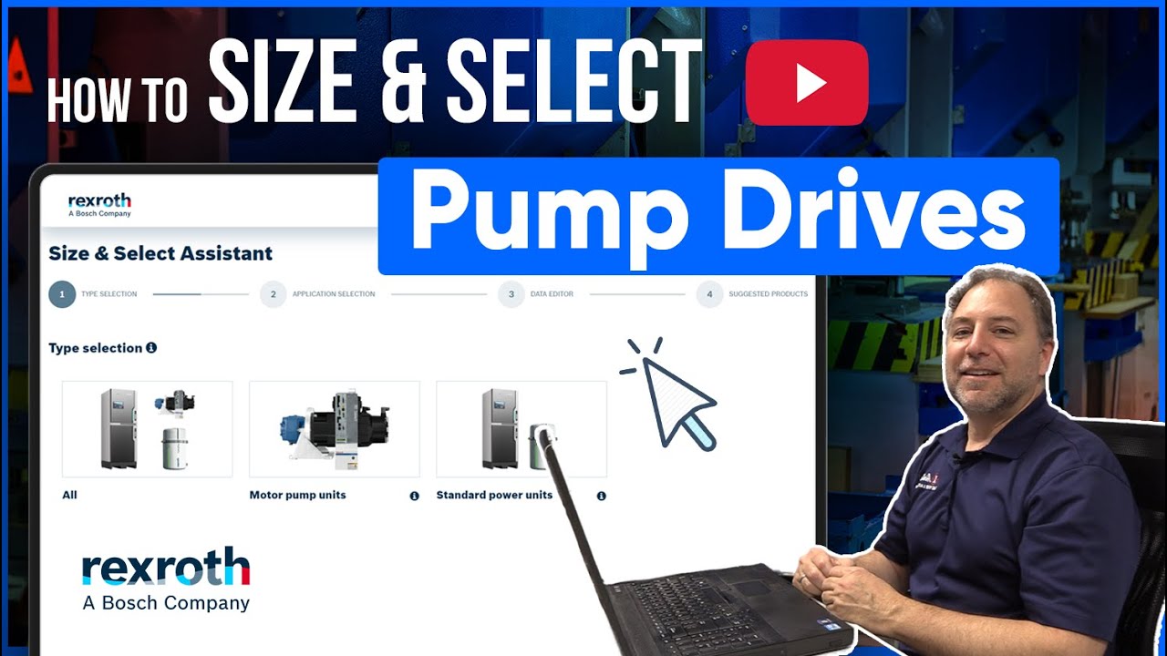 How to Specify Variable-Speed Hydraulic Drives | Bosch Rexroth Size And Select Assistant Walkthrough