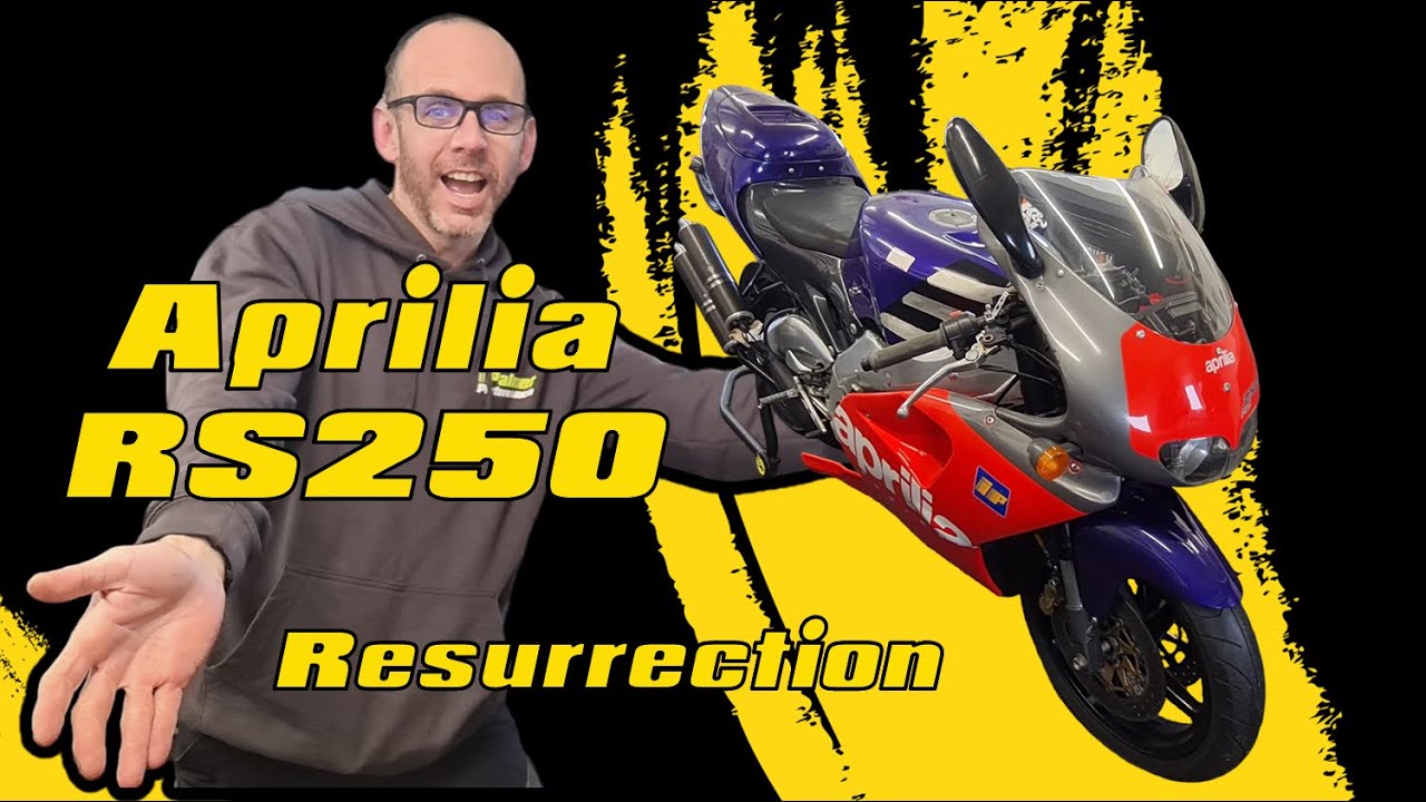 Aprilia RS250 2 Stroke Resurrection! Carb clean, compression check and start up!!!