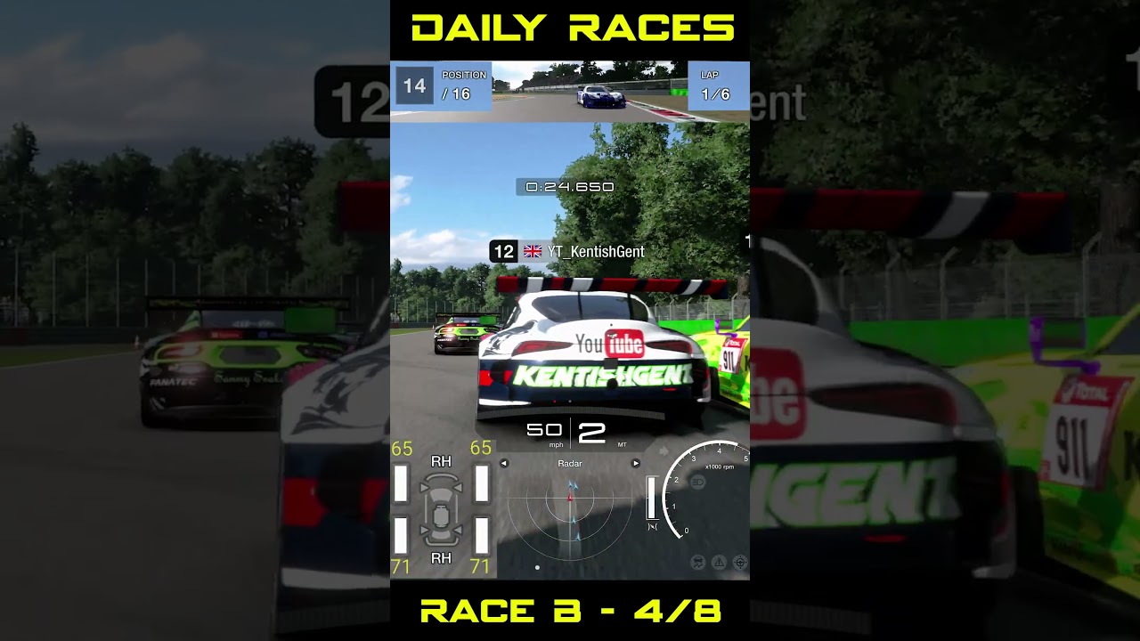 Очень сложная в управлении машина... Огромная трасса и Монца! #gt7 #Shorts #ytshorts