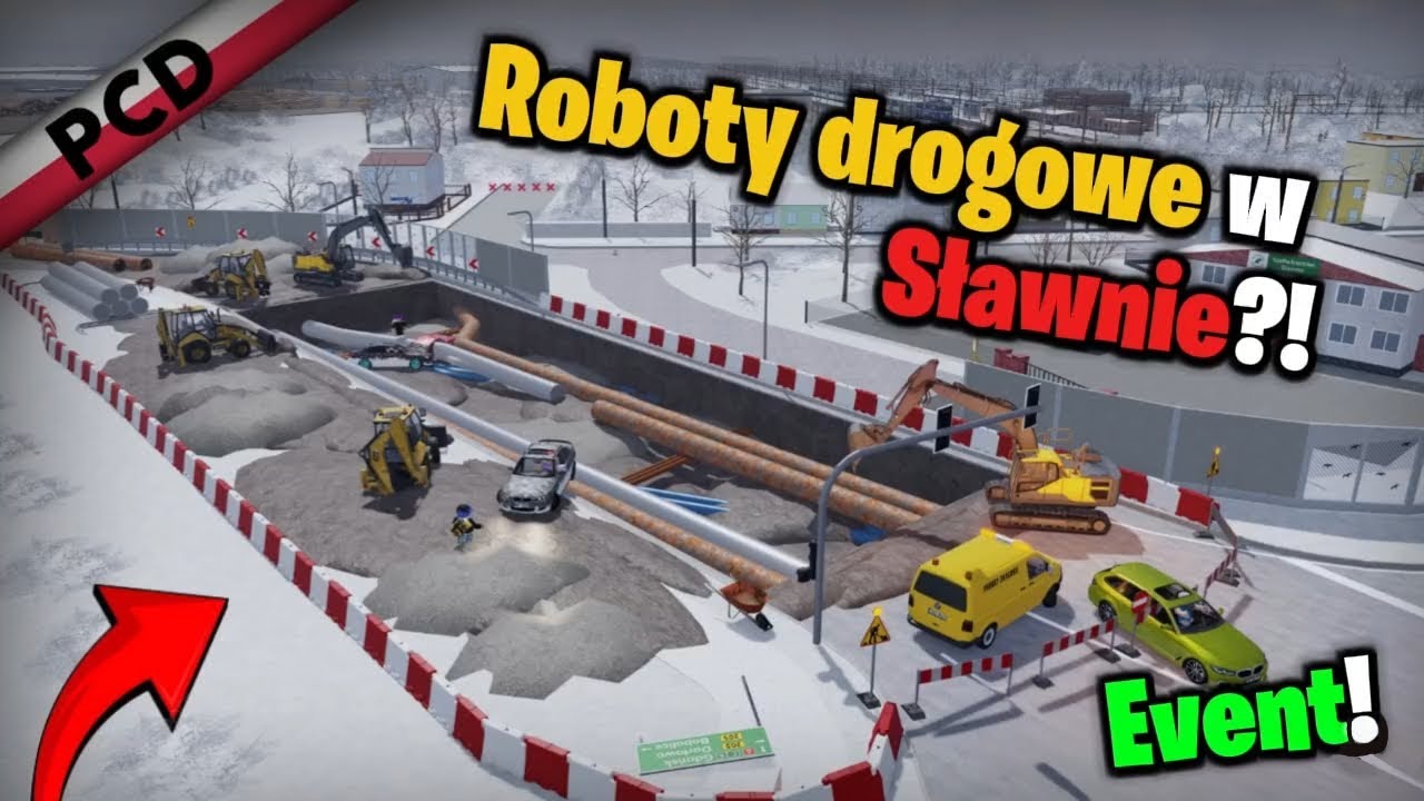 EVENT ROBOTY DROGOWE W SŁAWNIE W POLISH CAR DRIVING! (Roblox)