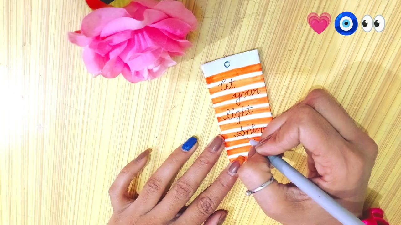 Easy Bookmark For Beginners!🔖🍒#diy #bookmark #youtube #youtubchannel #viralvideo #youtubevedio #arts