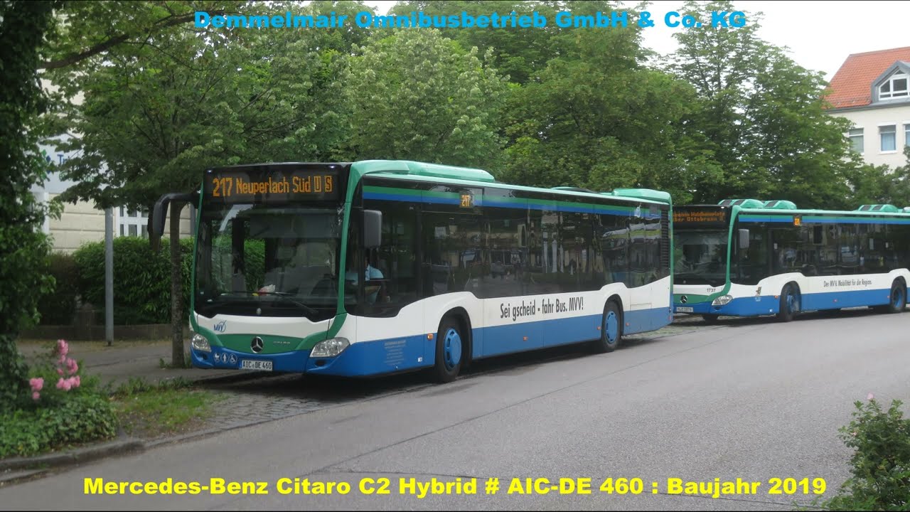 Bus MVV : Linie 217 -  Unterchaching  - Neueperlach Süd [ 06.2024 ]