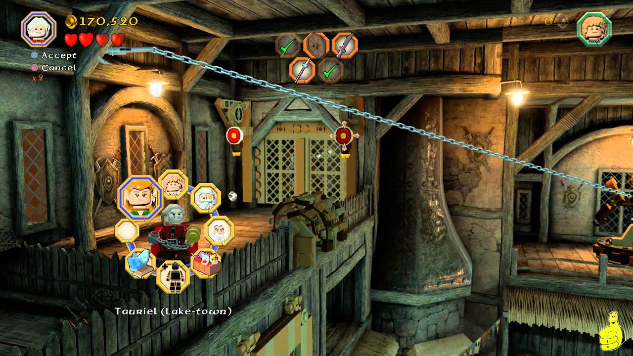 Lego The Hobbit: Level 12 A Warm Welcome - FREE PLAY (All Minikits, Treasures & Design) - HTG