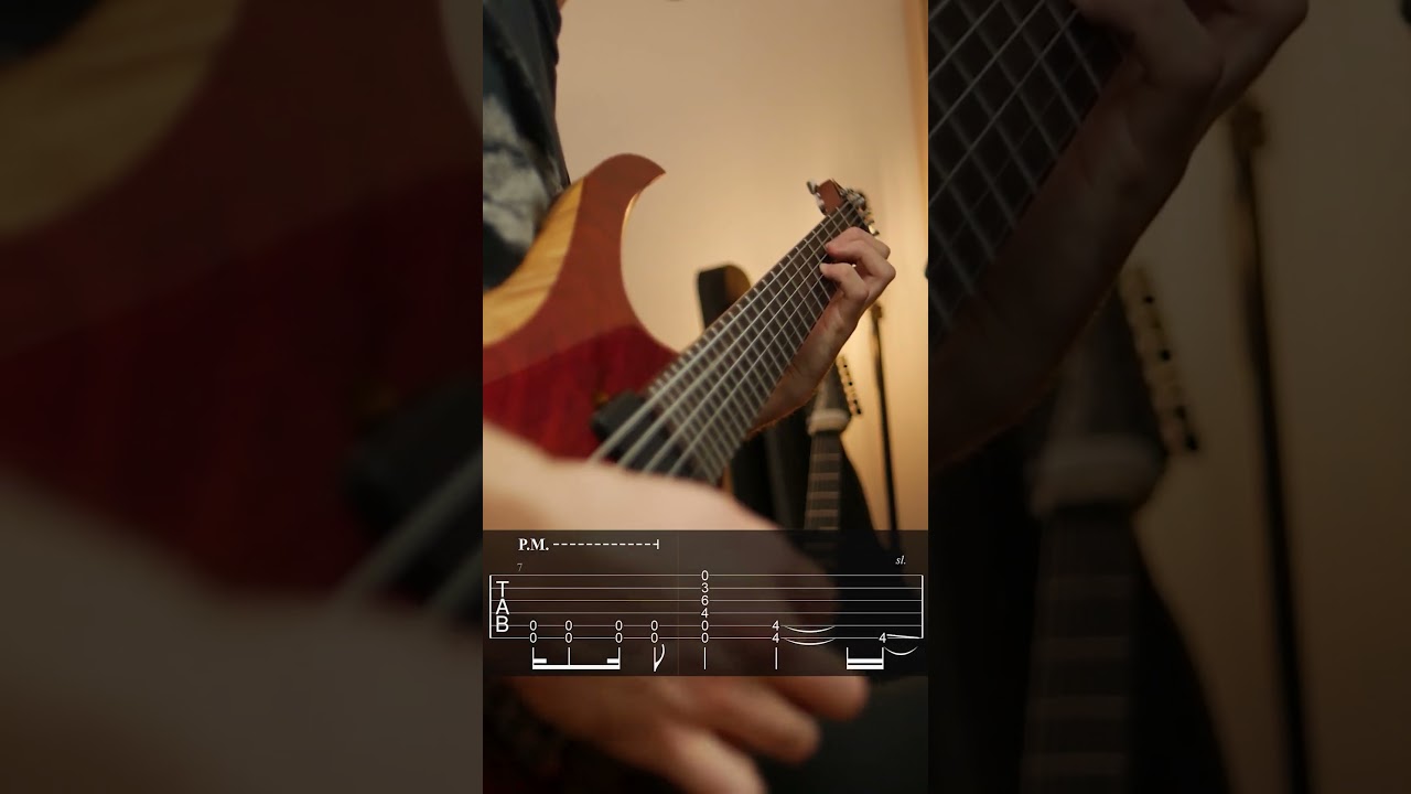 Badass Modern Metal Riffs part 49 - Periphery - Mile Zero (with tabs) Tuning: Drop C