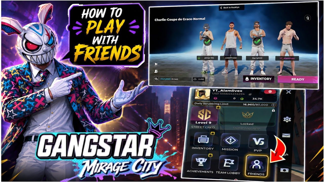 Как играть в Gangstar Mirage City с друзьями 🫂 Полный гайд по мультиплееру и кооперативу | Gangst...