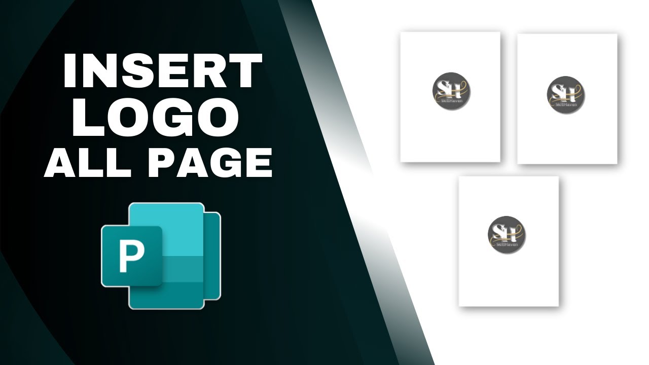 How to Insert a Logo on All page in Microsoft Publisher