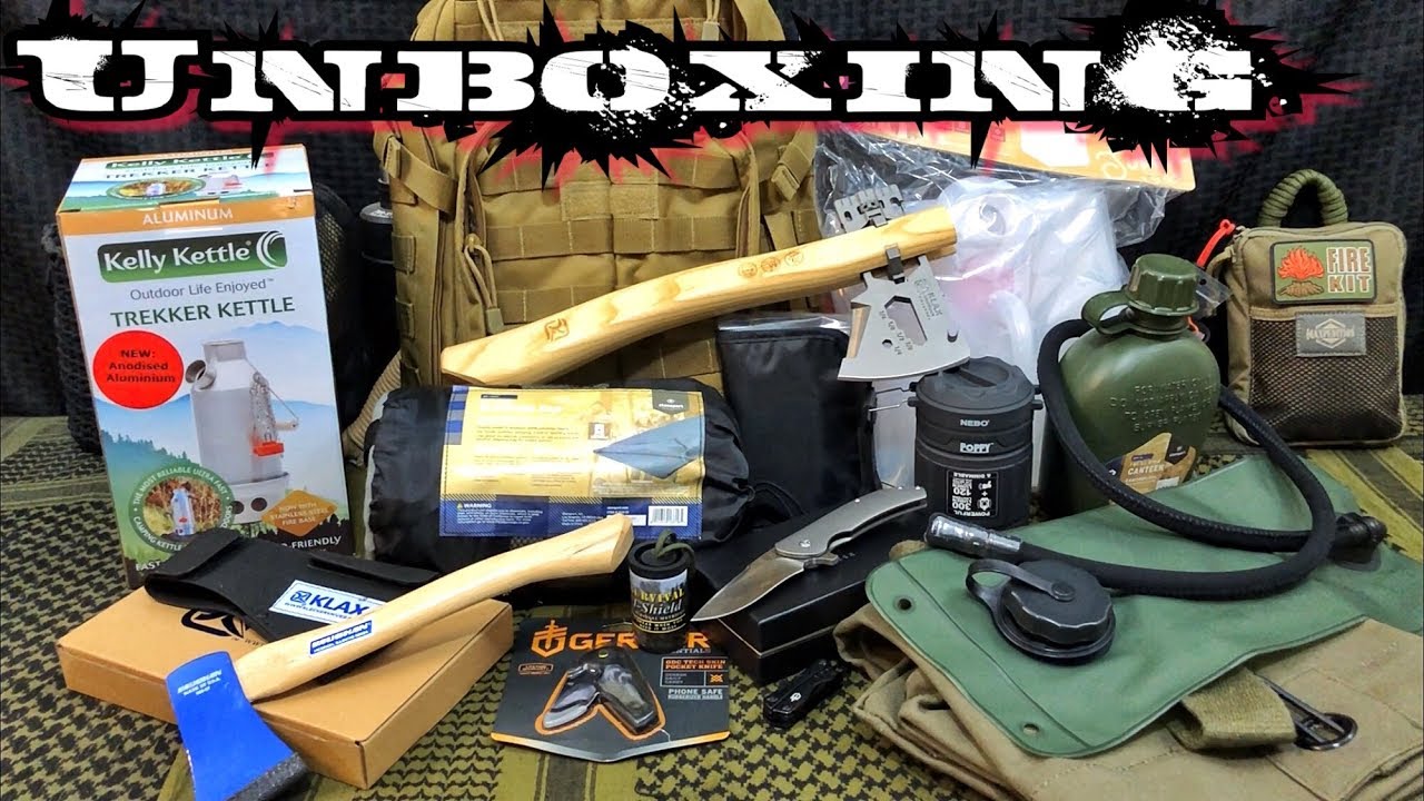 Unboxing Camping & Survival Gear | Battlbox , Survival Boxes, & Monthly Knife Club