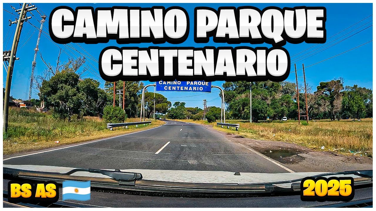Viajando en auto por el historico Camino Parque Centenario