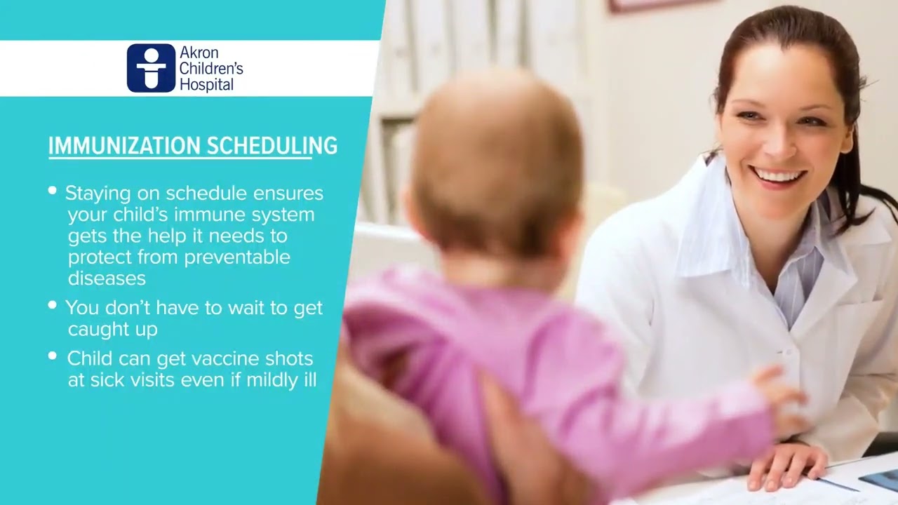 The immunization schedule - Tips to Grow By