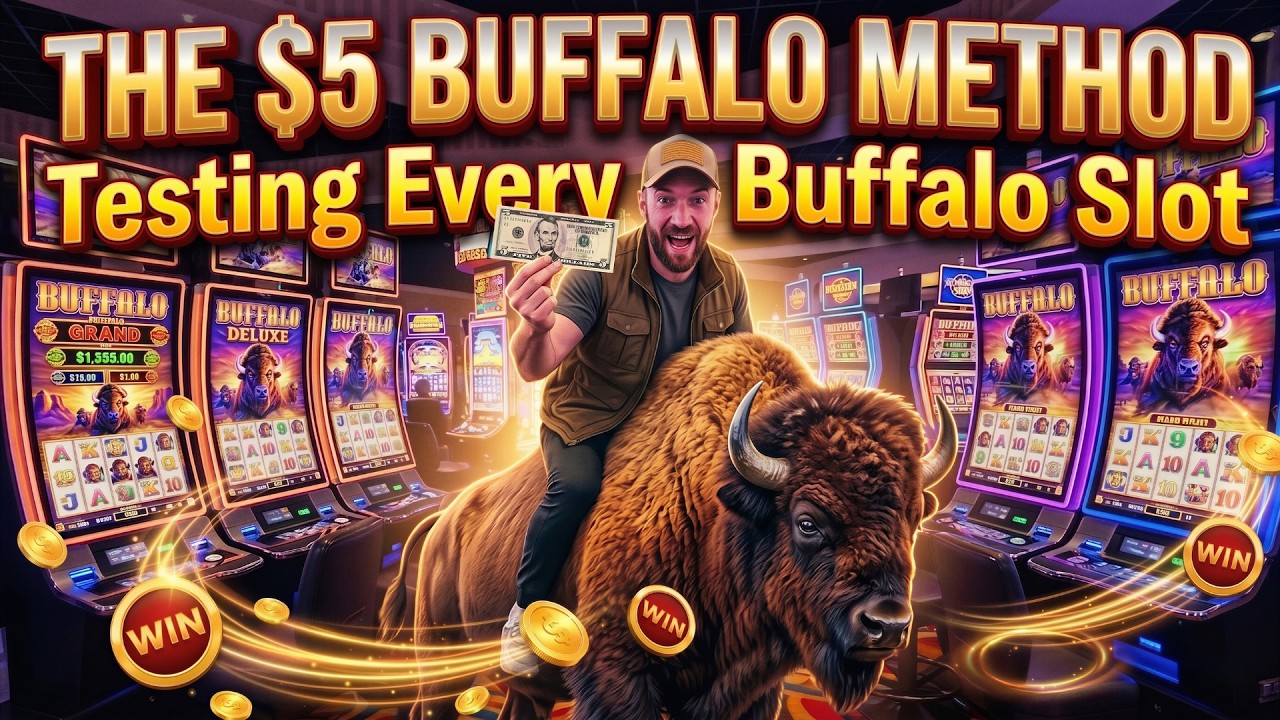 I Tried The $5 Slot Method On Every Buffalo Game (Surprising Results)