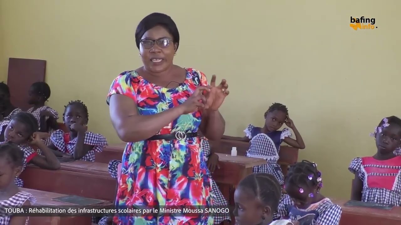 Touba: Réhabilitation des infrastructures scolaires par le ministre Moussa Sanogo.