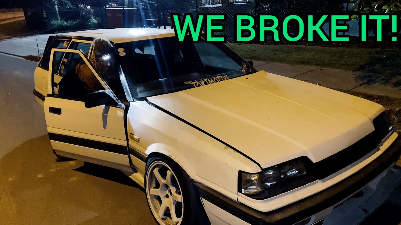 New G30-770 turbo is insane! First test drive! GM part leaves us stranded again!