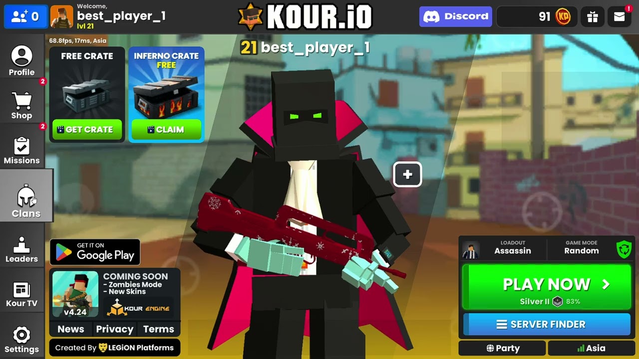 HOW TO CLAN IN cour io,,,,,,,!!!!
