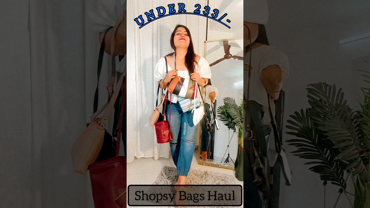 *Flipkart Shopsy bag Haul #affordable #slingbag #bags #flipkart #shopsy