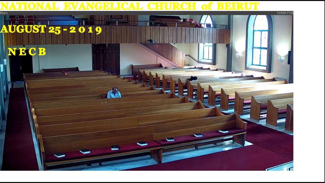 Sunday Service at the National Evangelical Church of Beirut