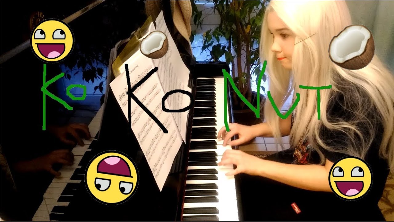 The Coconut Song - Piano cover (Free sheets)