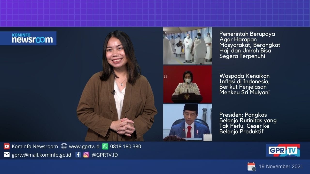 Kilas Kominfo Newsroom Edisi Jumat, 19 November 2021