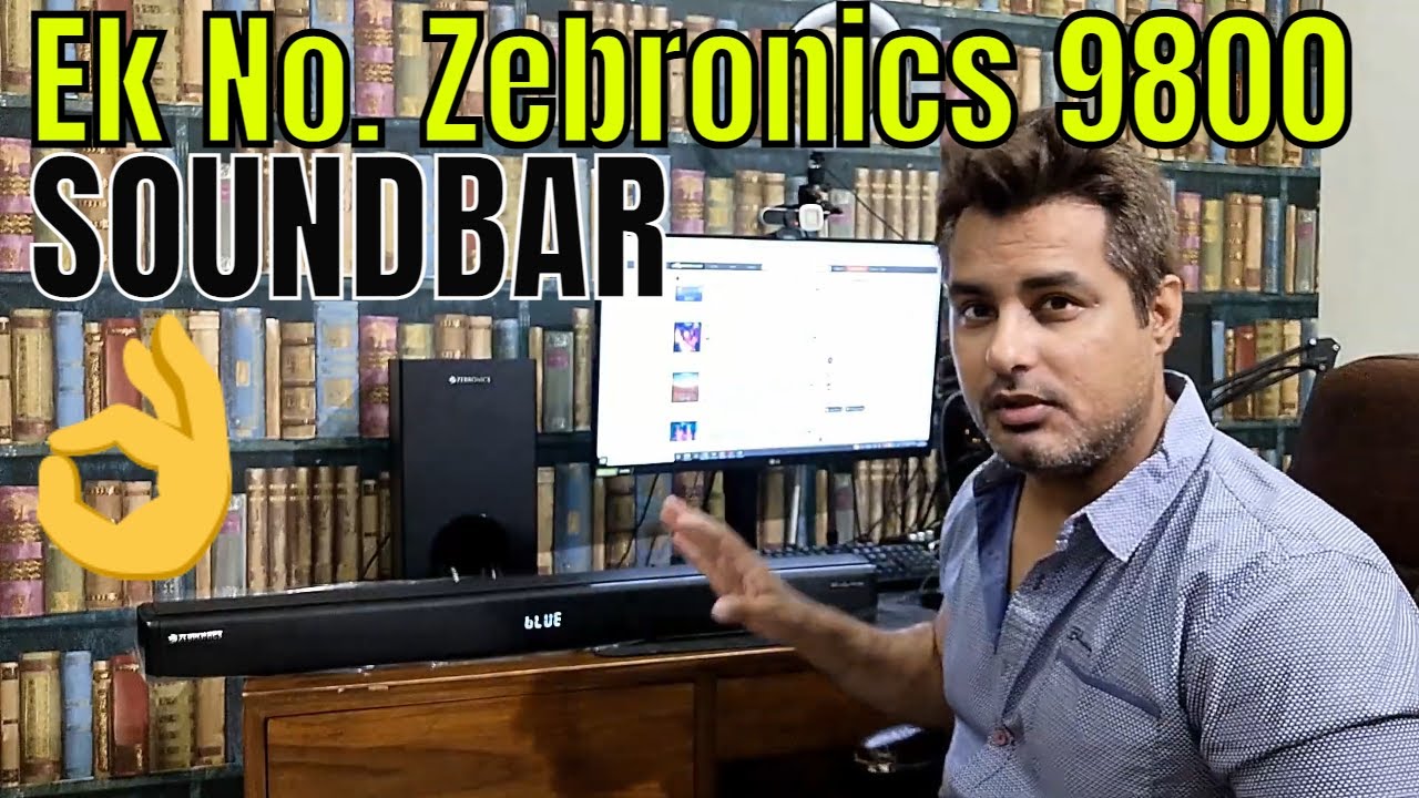 ZEBRONICS ZEB-JUKE BAR 9800 DWS Pro Dolby Atmos With Wireless Subwoofer 450 W