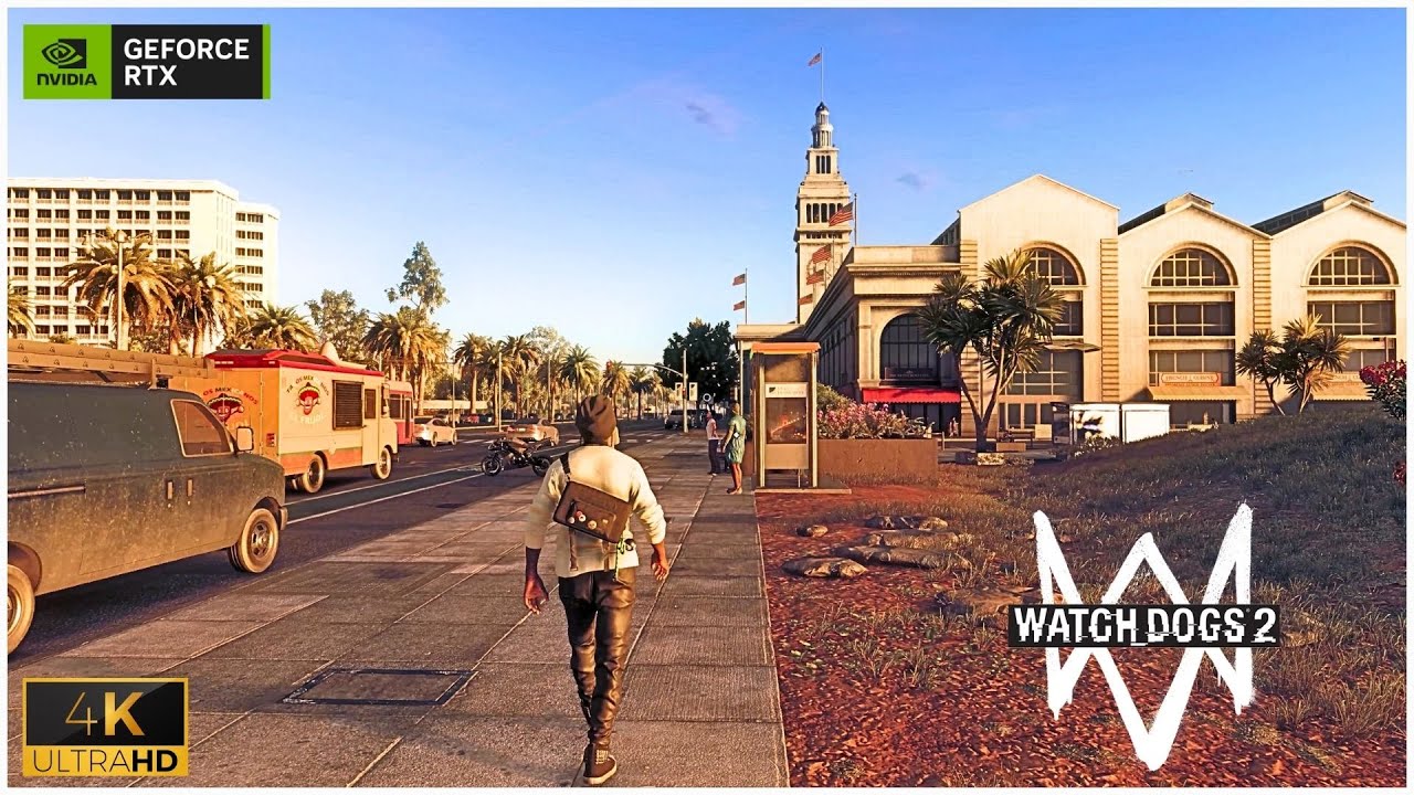 [4K] WATCH DOGS 2 | RTX 4070 MAXED Graphics Setting - Walking Through San Fransico