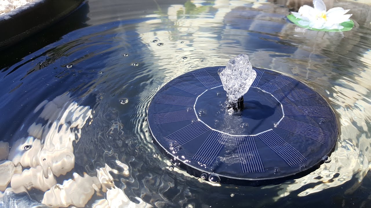 Reviewing all Sprinkler Heads from Ankway Solar Bird bath Fountain Pump for Garden and Patio