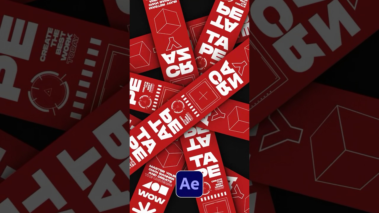 Create Crazy Seamless Banner Motion Graphics in After Effects