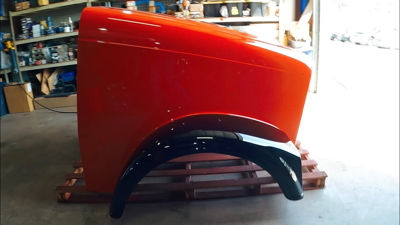1998 Freightliner Classic Rebuild Ep. 1 - Prepping and Painting the New Nose