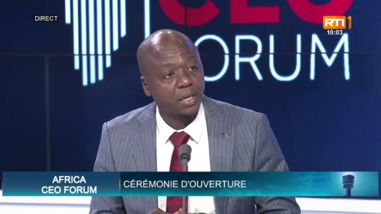 🟥Direct l Ouverture de THE AFRICA CEO FORUM 2022 à Abidjan #RTIinfo