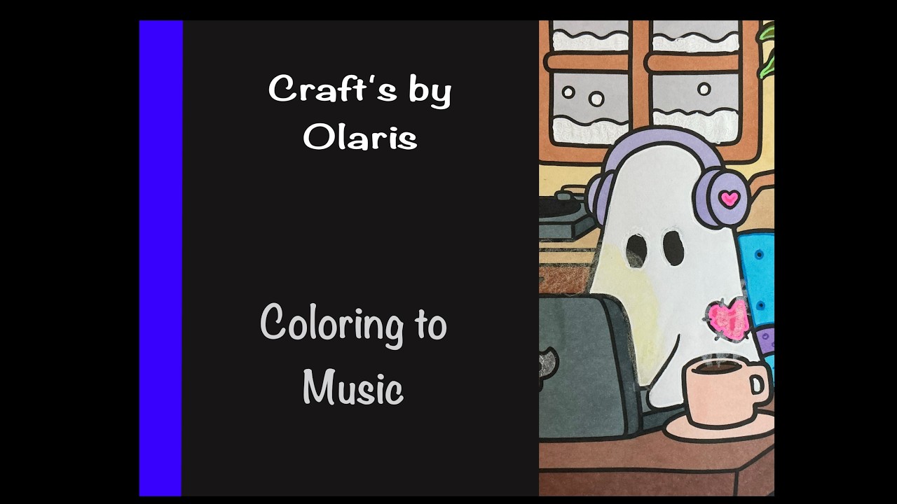 Coloring a chill ghost!