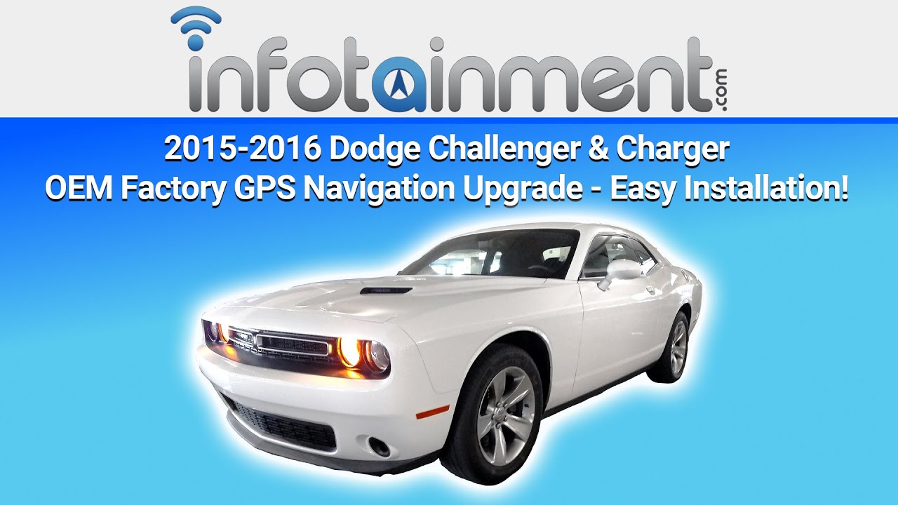 2015-2016 Dodge Challenger & Charger - Factory GPS Navigation Upgrade - Easy Plug & Play Install!
