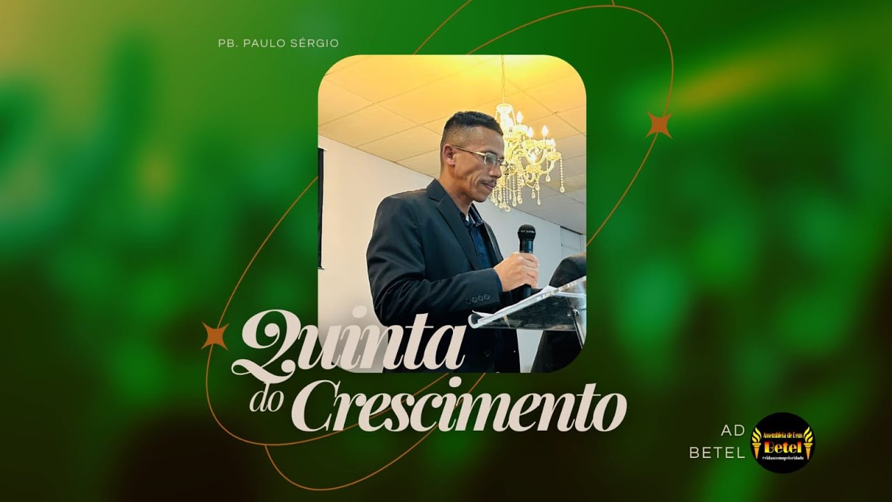 QUINTA-FEIRA DO CRESCIMENTO PB. PAULO S&Eacute;RGIO