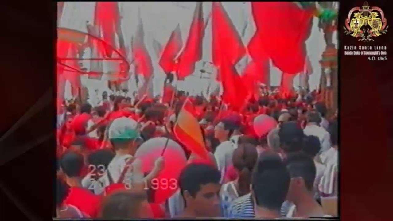 Festa Santa Liena 1993 - Marċ tat-'Te Deum' Main Street - Banda Duke of Connaught' Own